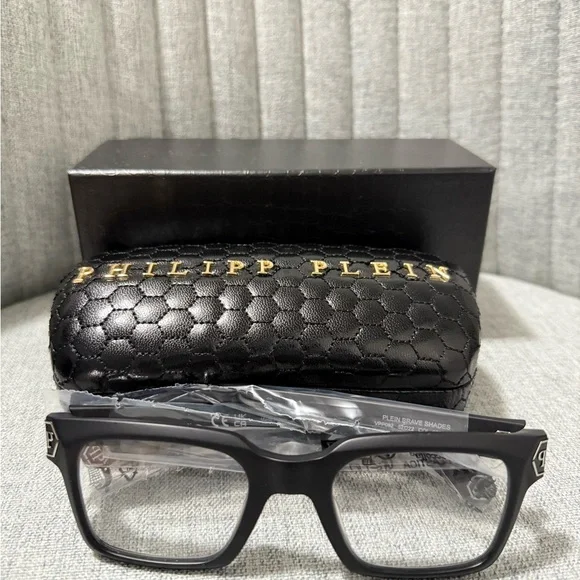 Philipp Plein Black Men's Glasses